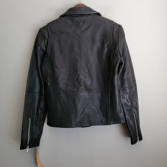 Reformation x Veda Bad Leather Jacket in Black size S NWT - Picture 5 of 7